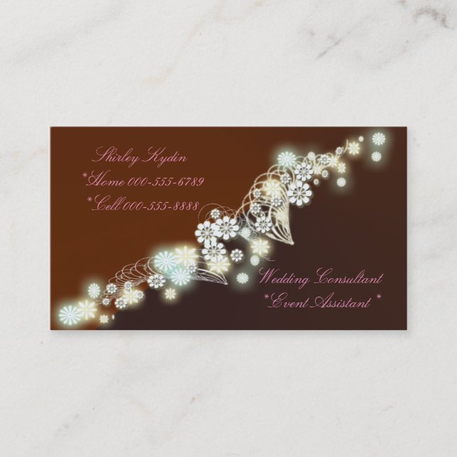 Tarjeta De Visita rojo de la luciérnaga (Anverso)