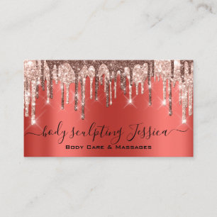 Tarjeta De Visita Rojo del logotipo de QRCode Escultura de Cuidados