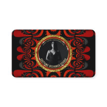 Rojo Negro + Funky Gótico Creativo Dorado