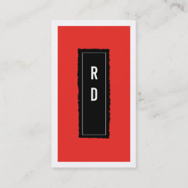 Tarjeta De Visita rojo profesional