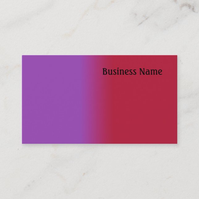 Tarjeta De Visita Rojo y lila (Anverso)