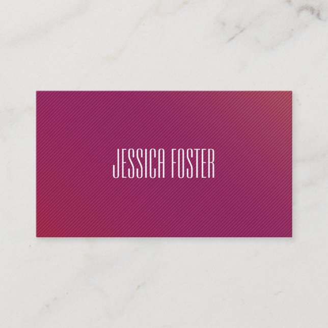 Tarjeta De Visita Rojo y magenta (Anverso)