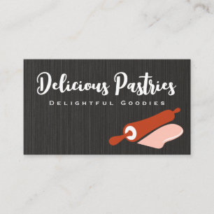 Tarjeta De Visita Rolling Pin and Dough   Culinario