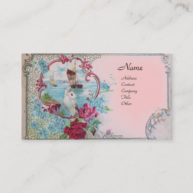 TARJETA DE VISITA ROMANTICA (Anverso)