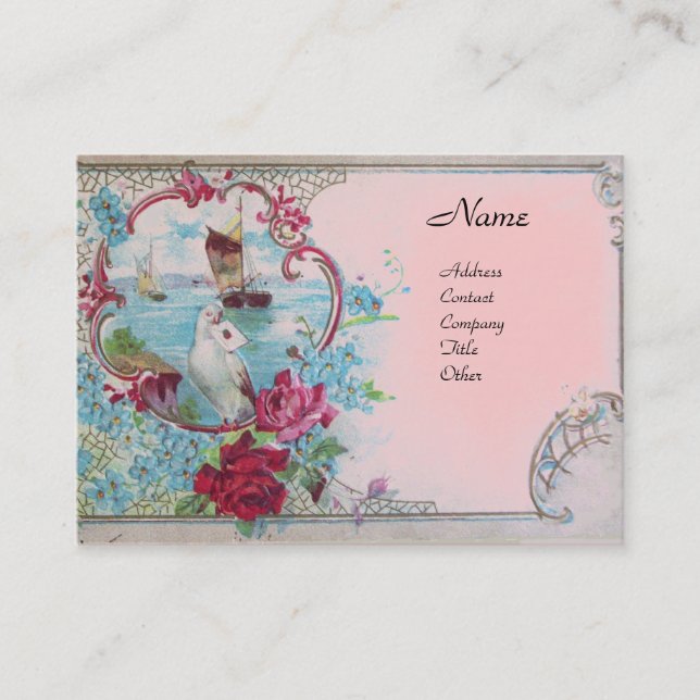 TARJETA DE VISITA ROMANTICA (Anverso)