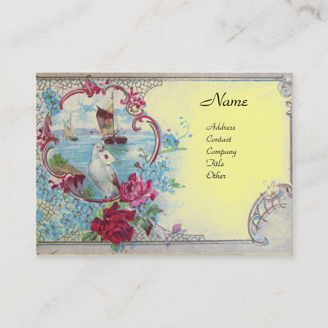 TARJETA DE VISITA ROMANTICA (Anverso)