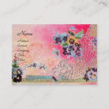 ROMANTICA 2 / Bellos Pansies en rosa y azul