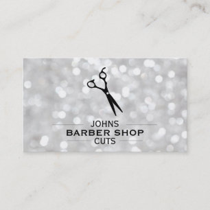 Tarjeta De Visita Rompe el logotipo con divisores (bokeh blanco)