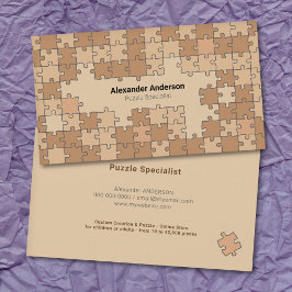 Tarjeta De Visita Rompecabezas