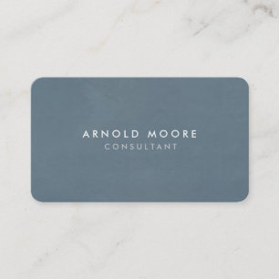 Tarjeta De Visita Rond Corner Blue Gray Profesional Profesional Mode