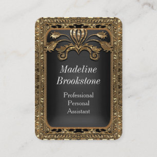 Tarjeta De Visita Ronda profesional elegante de Kendylle