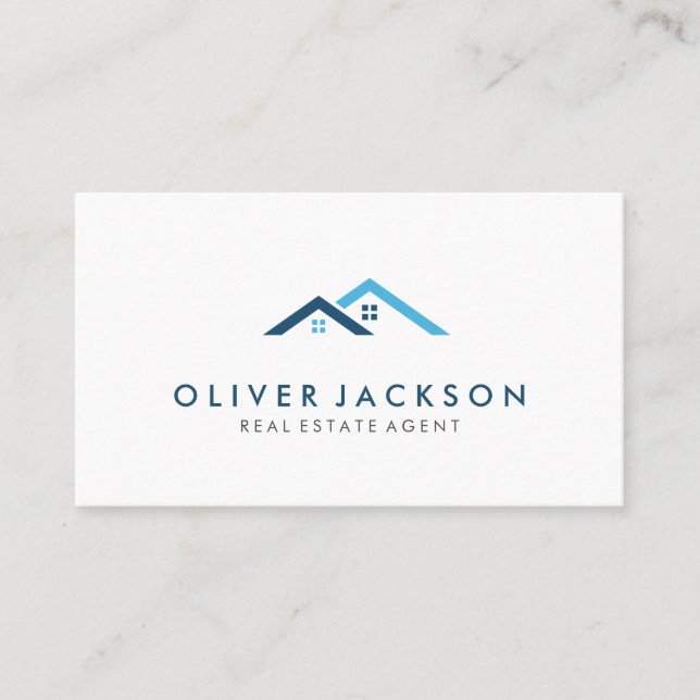 Tarjeta De Visita Roof Home (propiedad) | Bienes inmuebles (Anverso)