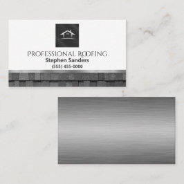 Tarjeta De Visita Roofado de oro profesional Shingles Construcción B