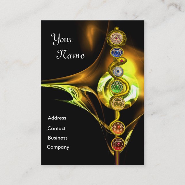 Tarjeta De Visita ROPA DE ASCLEPIUS,7 CHAKRAS ,INSTRUCTOR YOGA Amari (Anverso)