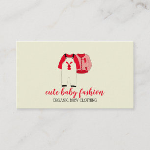 Tarjeta De Visita Ropa de bebé Doula ropa de niños