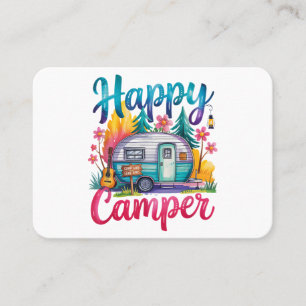 Tarjeta De Visita Ropa de camping divertida para campistas felices r
