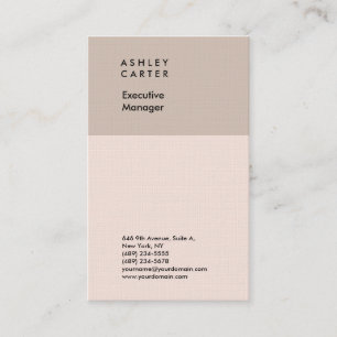 Tarjeta De Visita Ropa de primera calidad elegante minimalista