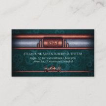 Ropas Steampunk, cobre en cogs verde azulados Mono