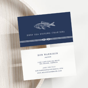 Tarjeta De Visita Rope nautico   Carta de pesca