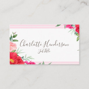 Tarjeta de visita Rosa