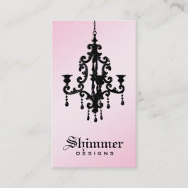 Tarjeta De Visita rosa 2 de la lámpara 311-Shimmer