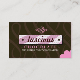 Tarjeta De Visita ROSA 311-LUSCIOUS y CHOCOLATE