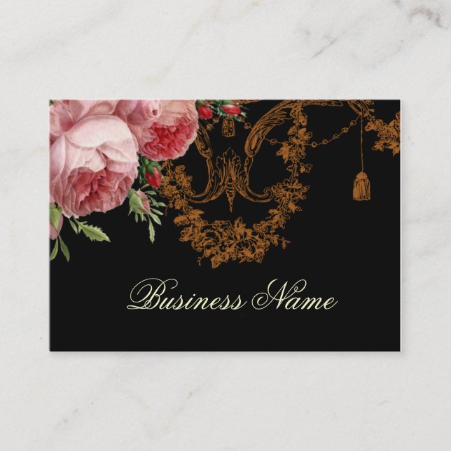 Tarjeta De Visita Rosa de Blenheim, Noir (Anverso)