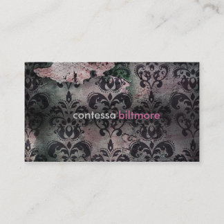 Tarjeta De Visita Rosa de fascinación de la CROMATOGRAFÍA GASEOSA el