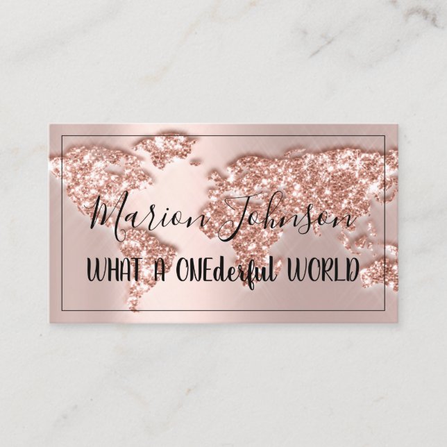 Tarjeta De Visita Rosa de la Agencia de Viajes QRCODE (Anverso)