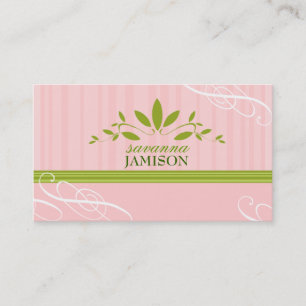 Tarjeta De Visita ROSA de la GUIRNALDA 311-FRESH