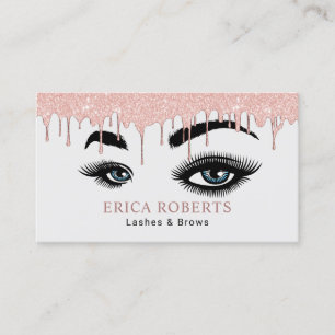 Tarjeta De Visita Rosa de Oro azota salón de artistas maquilladores