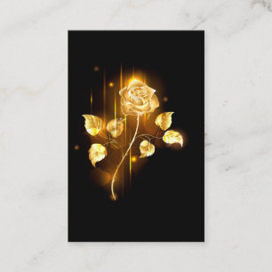 Tarjeta De Visita Rosa de oro (rosa de oro)