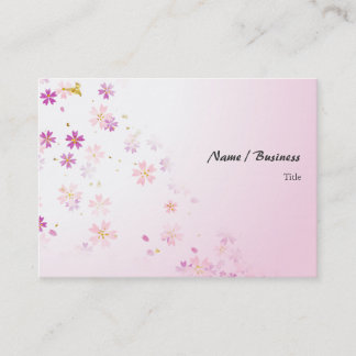 Tarjeta De Visita Rosa de Sakura