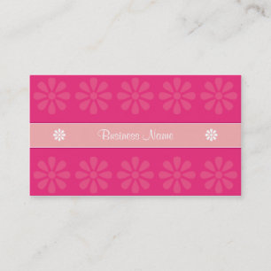 TARJETA DE VISITA ROSA DEL DISEÑO 04 DE CRE8TIVE