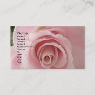 Tarjeta De Visita Rosa dulce Shabby