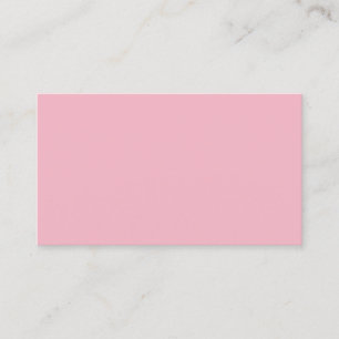 Tarjeta De Visita Rosa estándar
