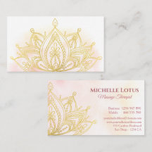 Rosa Gold Lotus Flower Elegant