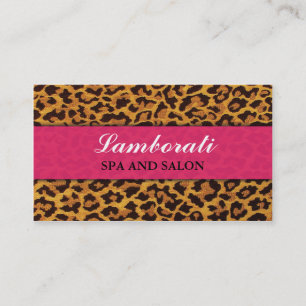 Tarjeta De Visita Rosa moderno elegante del diseñador de moda del