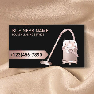 Tarjeta De Visita Rosa profesional de limpieza de alfombras Purpurin