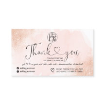 Rosa purpurina de oro logotipo de corazón rosa gra