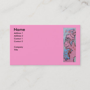 TARJETA DE VISITA ROSA REINA