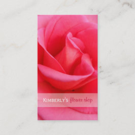 Tarjeta De Visita Rosa rosa