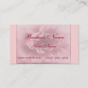 Tarjeta De Visita Rosa rosa antiguo