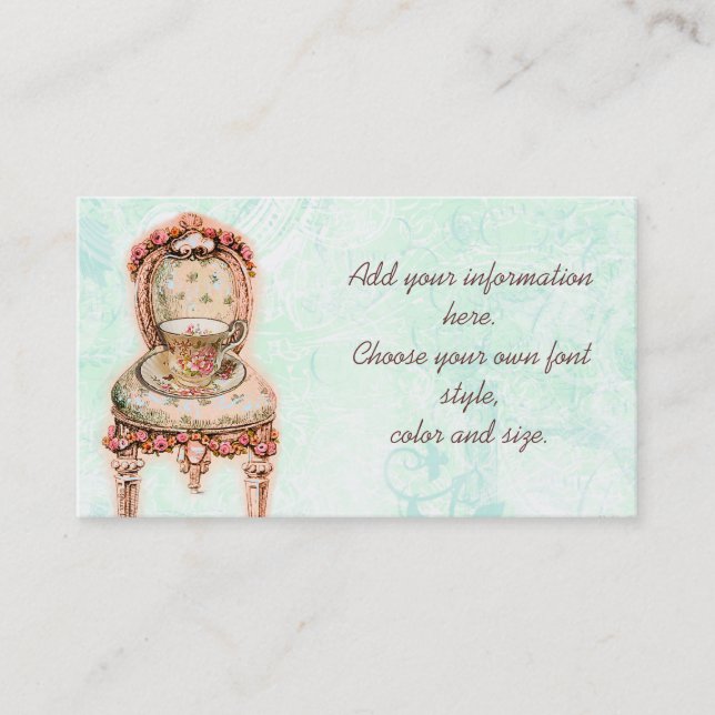 Tarjeta De Visita Rosa Rosa Rosa Rosa Rosa y presidente victoriano (Anverso)