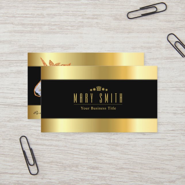 Tarjeta De Visita Rosa White Arrow 名刺 (Anverso/Reverso In Situ)