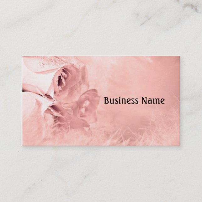 Tarjeta De Visita Rosas (Anverso)