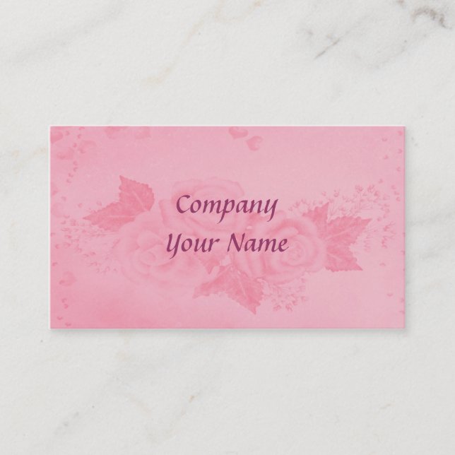 Tarjeta De Visita Rosas (Anverso)
