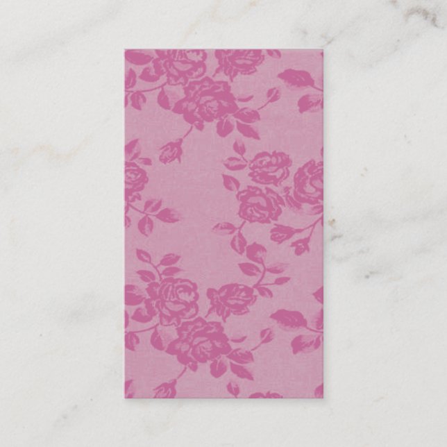Tarjeta De Visita Rosas (Anverso)
