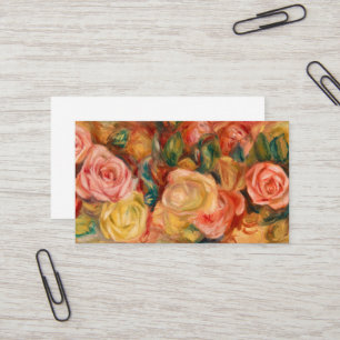 Tarjeta De Visita Rosas, 1912 por Pierre-Auguste Renoir