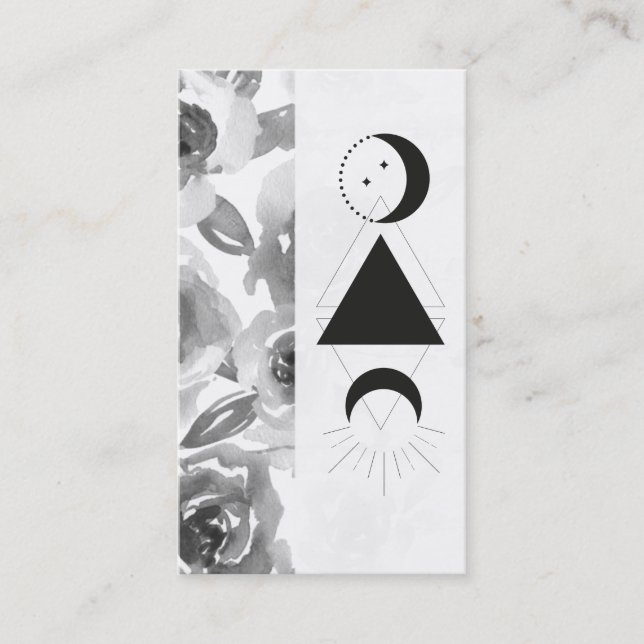 Tarjeta De Visita *~* Rosas Alquimia de glándulas triangulares (Anverso)
